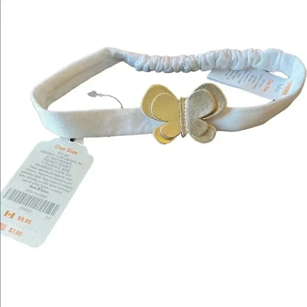 Gymboree Baby Gold Butterfly Headband